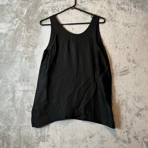 Giada Forte Black Tank Top Classic Minimalist Size Large‎ Lightweight